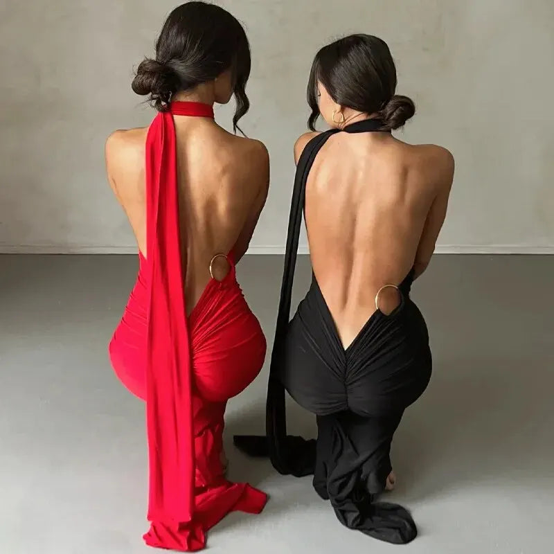 Robe Longue Moulant Do Nus