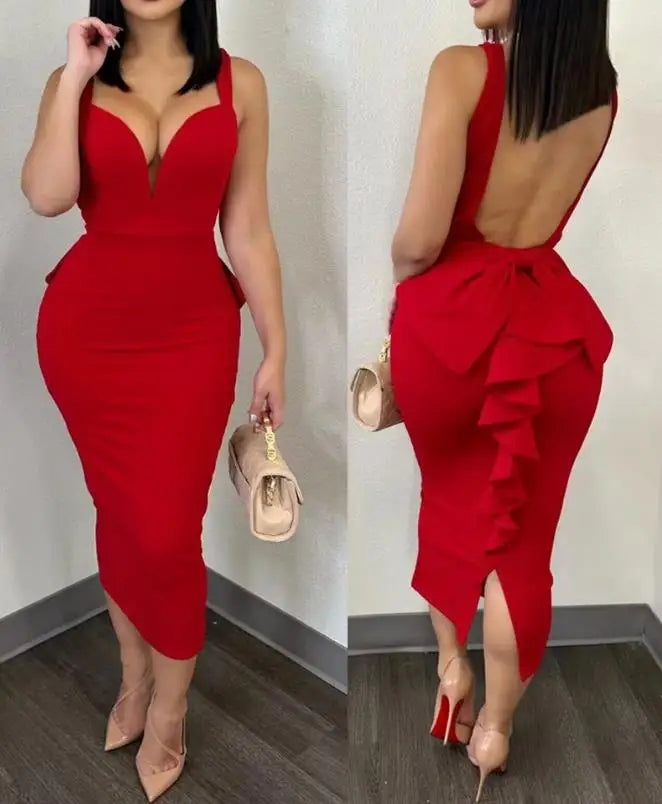 Robe Élégante dos nu