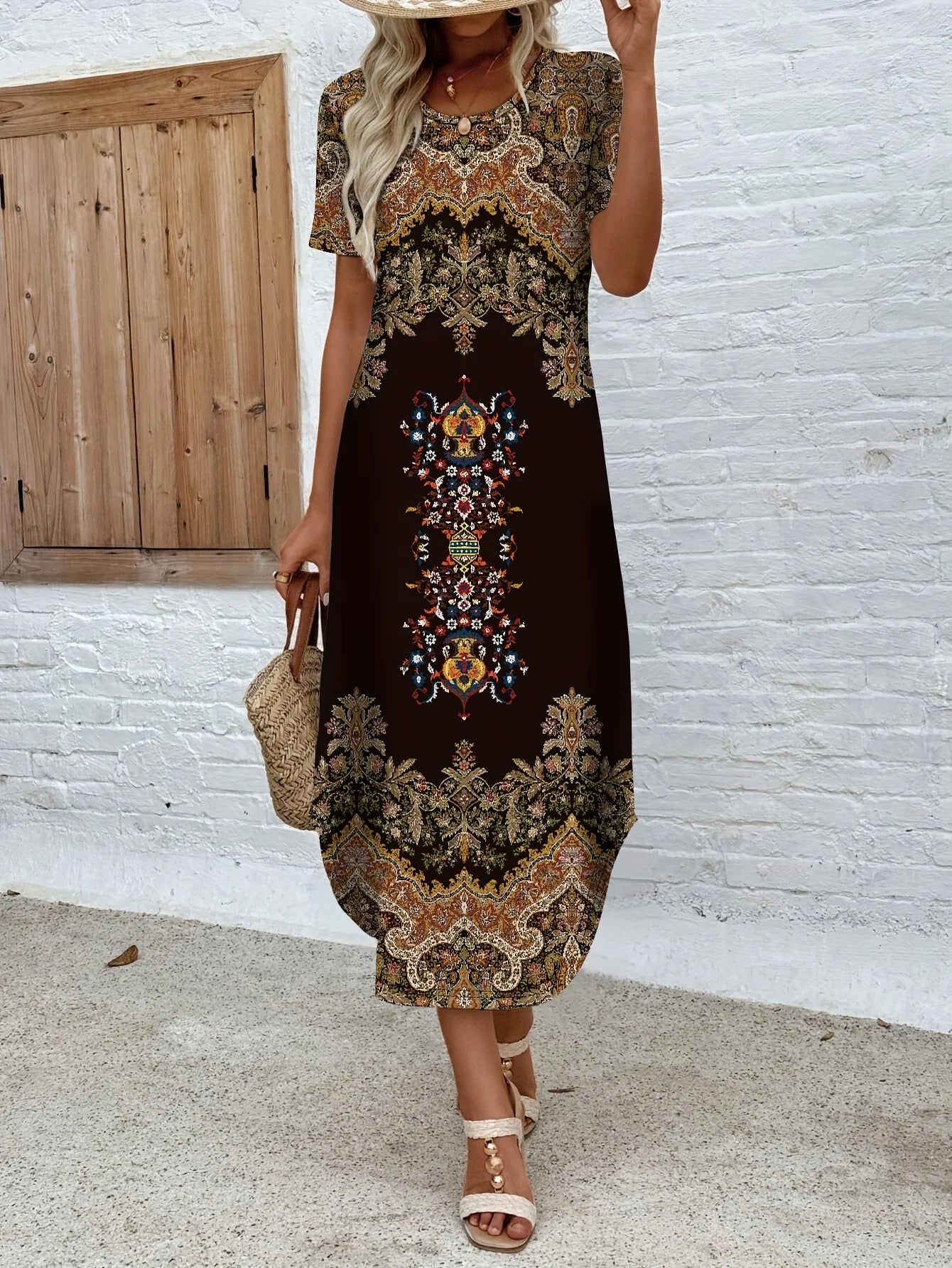 Robe décontractée élégante pour femmes, robe de tempérament, mode, adt, nouveau