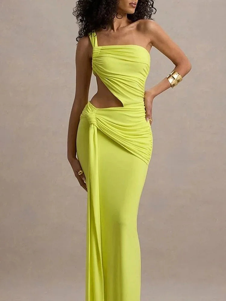 Robe Dos Nu à Une Épaule