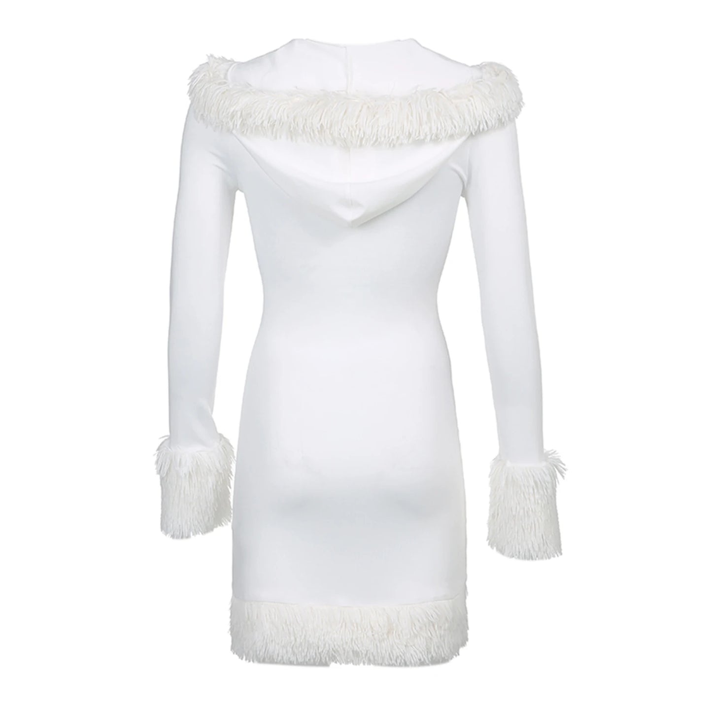 Robe sexy mini avec capuche
