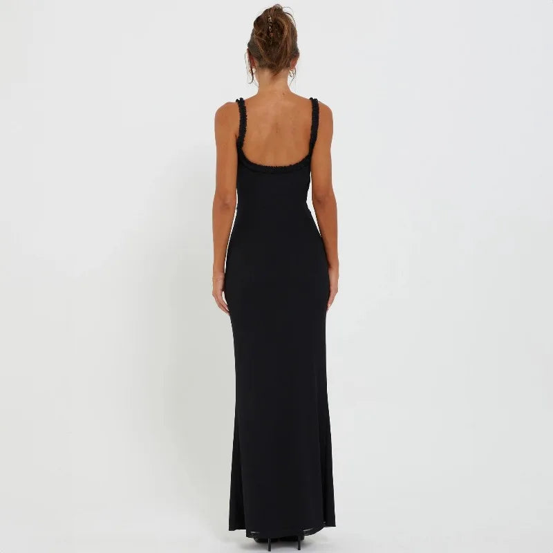 Robe dos nu découpe Sexy maillots de bain