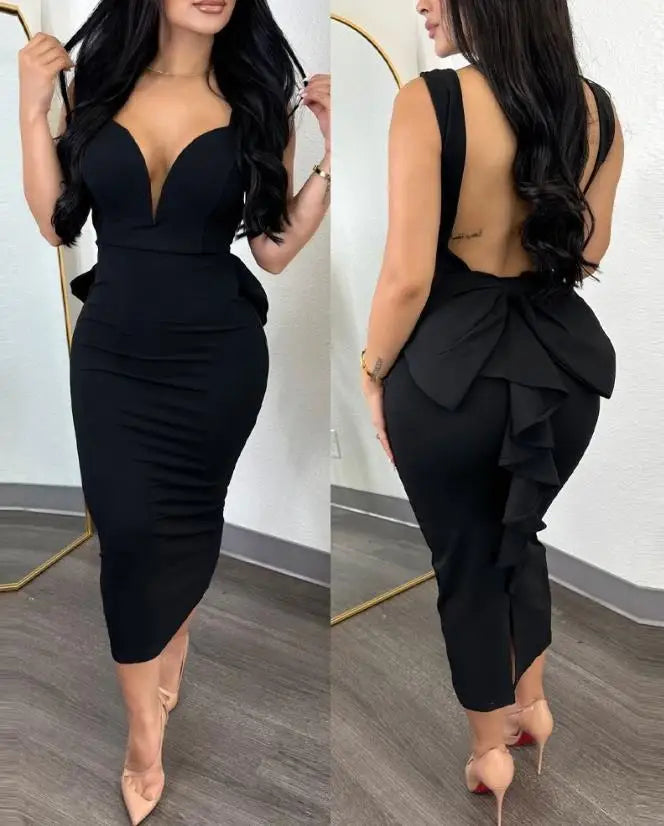 Robe Élégante dos nu