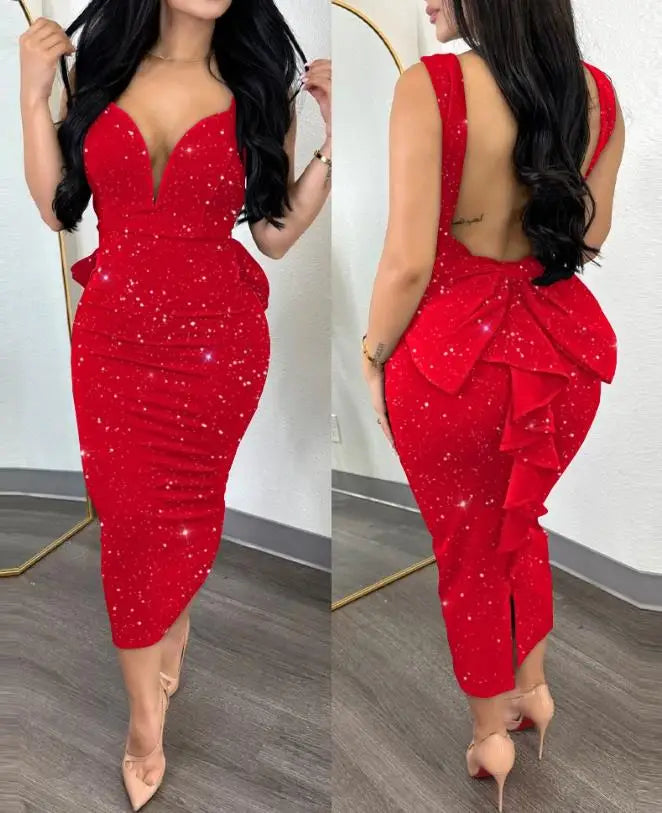 Robe Élégante dos nu