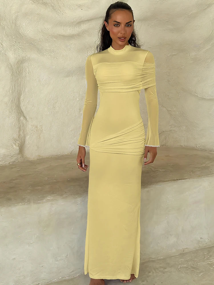 Robe Longue à Maille