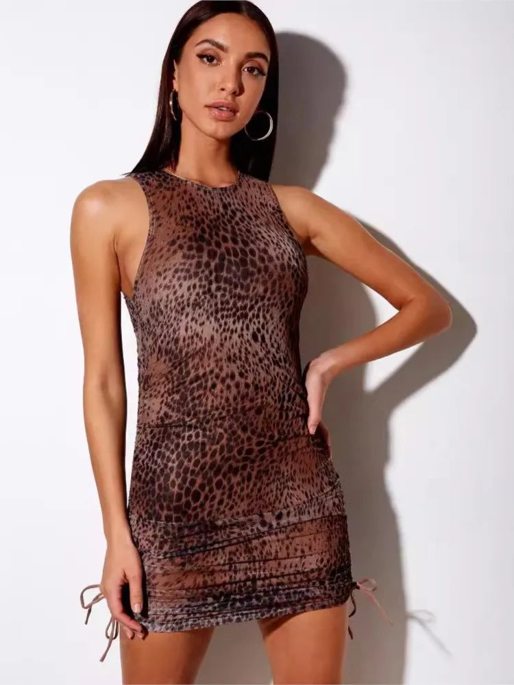 Robe Courte d'Été Imprimée