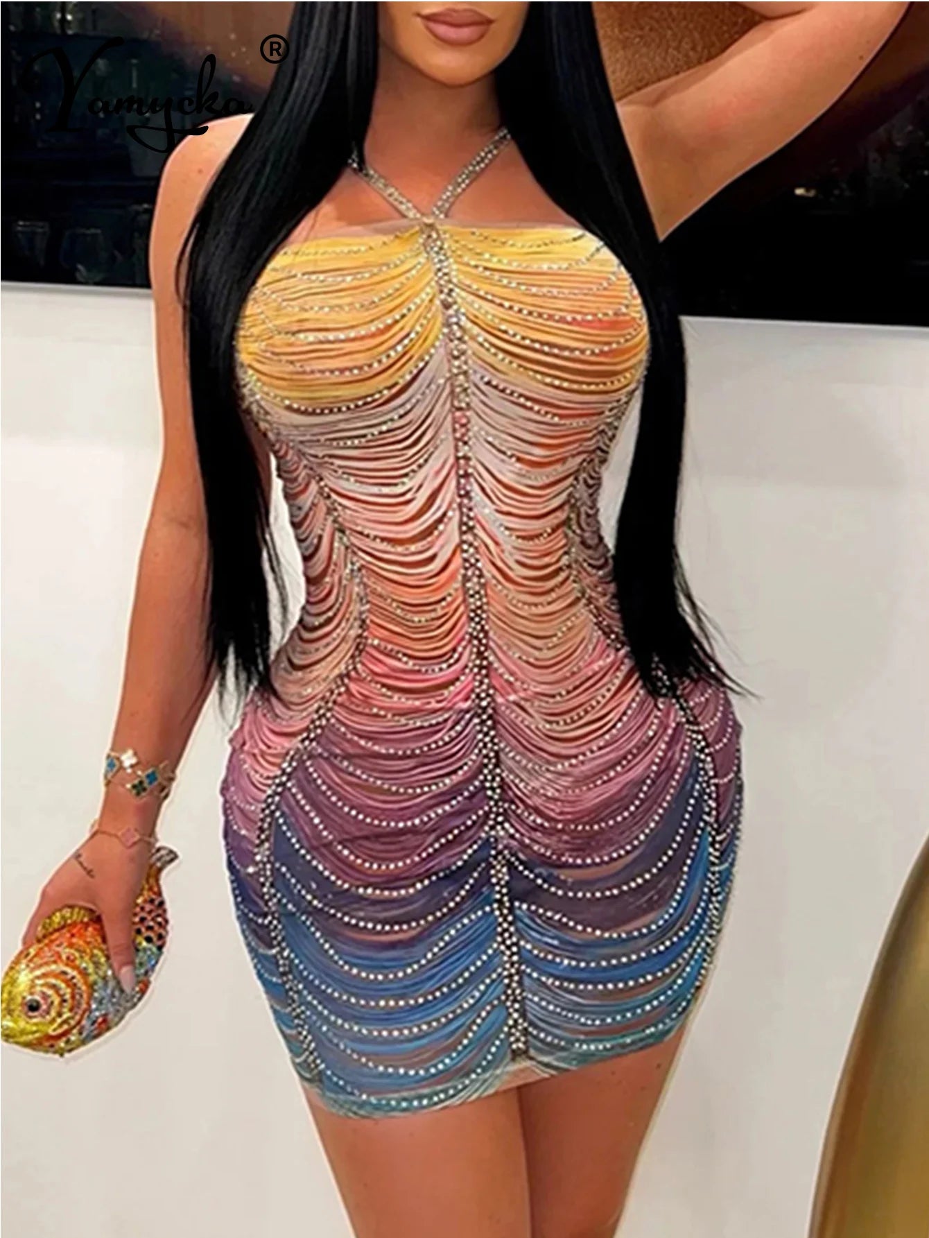 Robe Moulante De LUXE Dos Nu