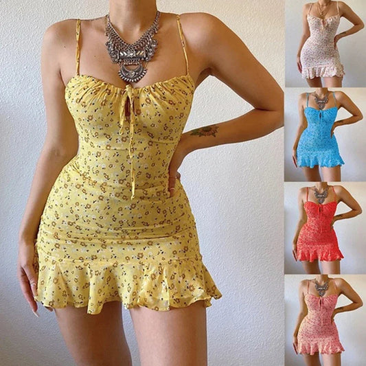 Robe Camisole Florale – Fraîcheur & Séduction Estivale
