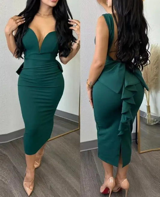 Robe Élégante dos nu