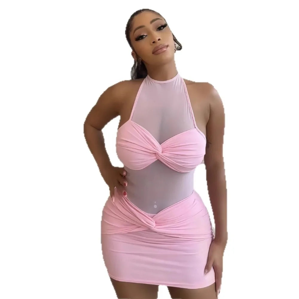 Mini Robe Dos Nu Sexy – Sans Manches, Moulante & Tendance Soirée 2025