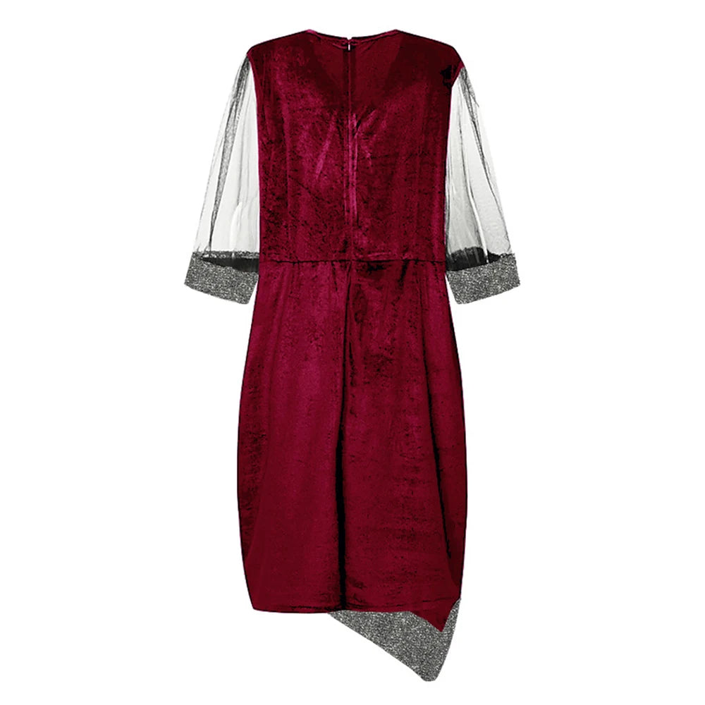 Robe vintage surdimensionnée élégantes