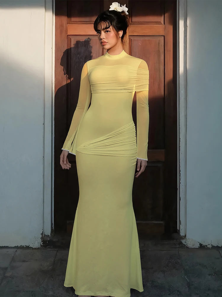 Robe Longue à Maille