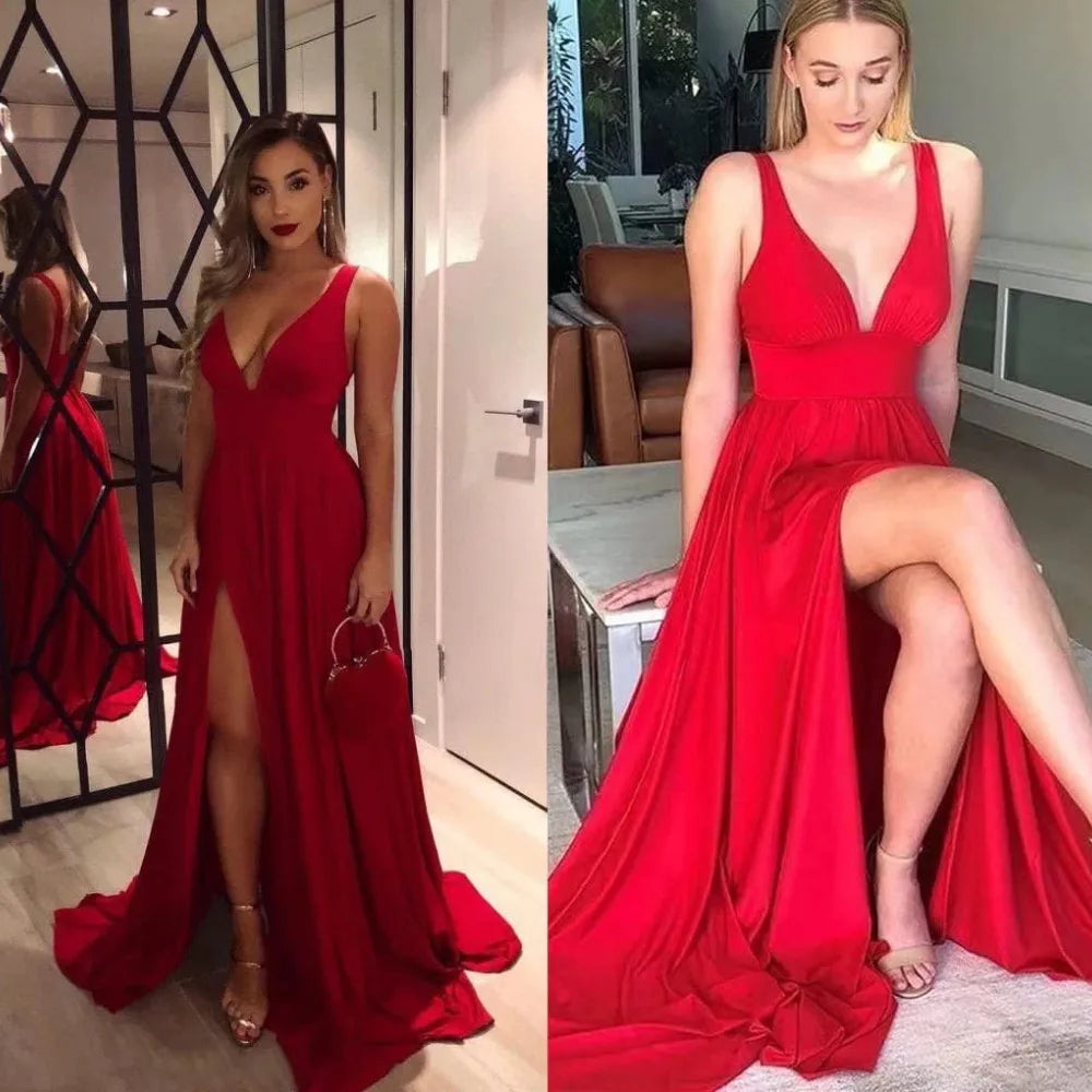 Robe Fille d'Honneur Simple, Longue