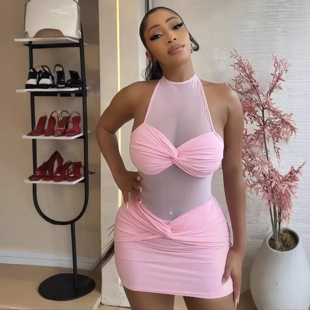 Mini Robe Dos Nu Sexy – Sans Manches, Moulante & Tendance Soirée 2025