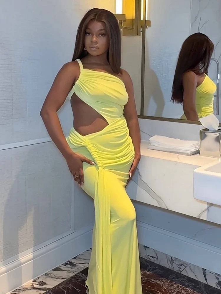 Robe Dos Nu à Une Épaule