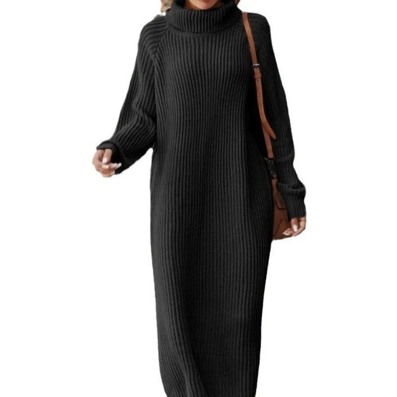 Robe  À Manches Longues Tricoté Modèle  Pull