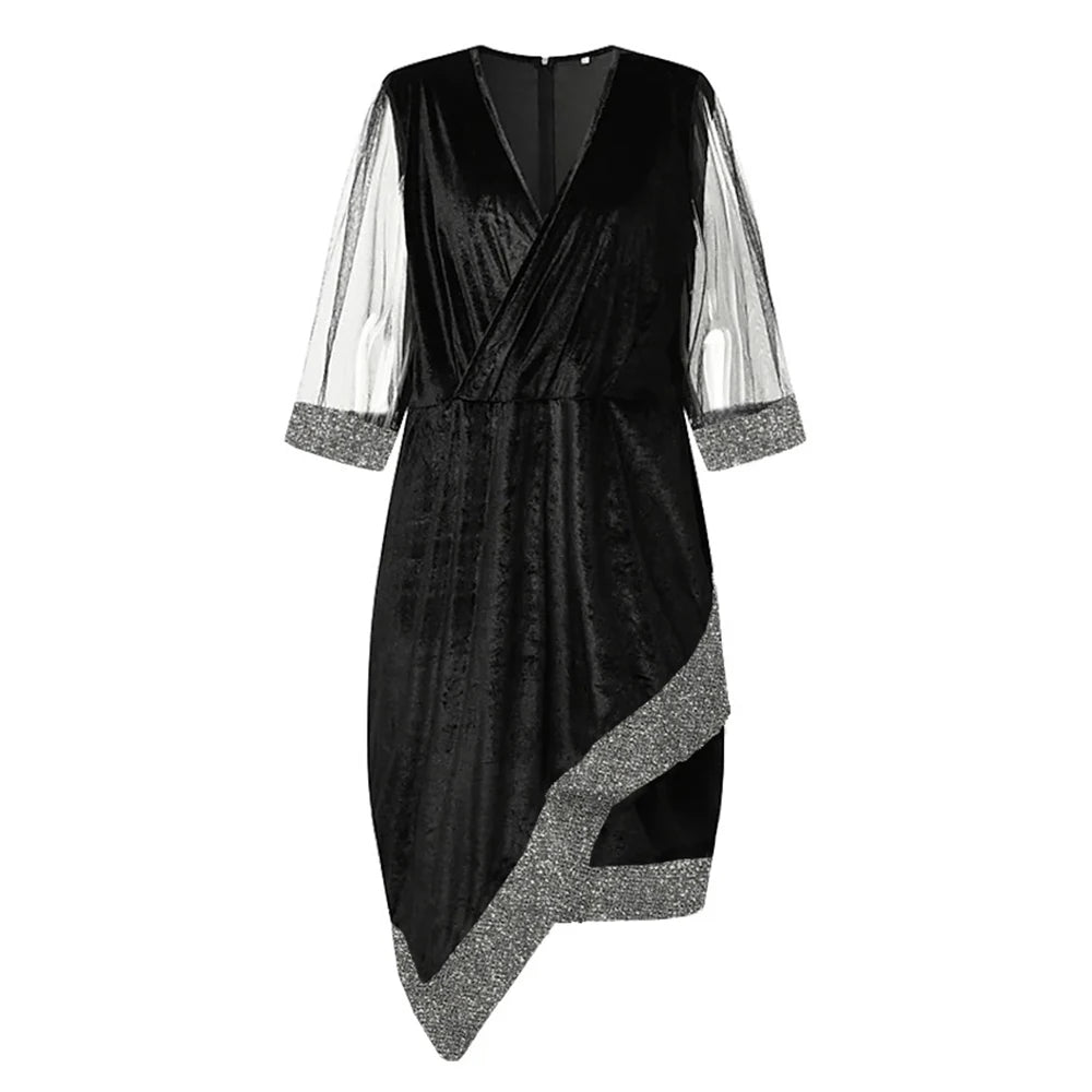 Robe vintage surdimensionnée élégantes