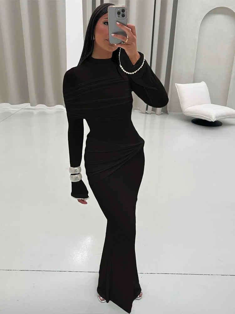 Robe Longue à Maille