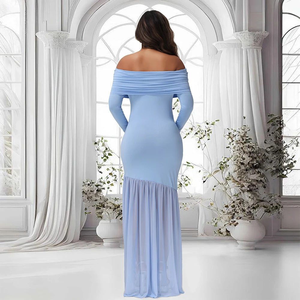 Robe Taille Haute Nouée – Manches Chauve-Souris