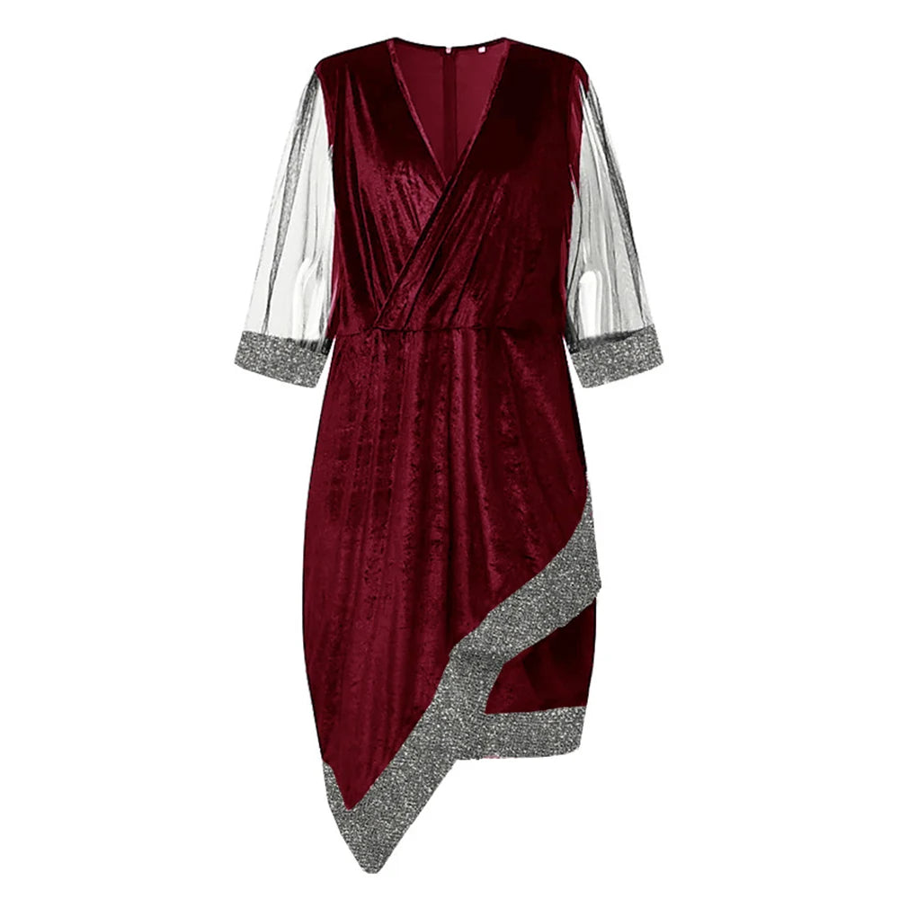 Robe vintage surdimensionnée élégantes