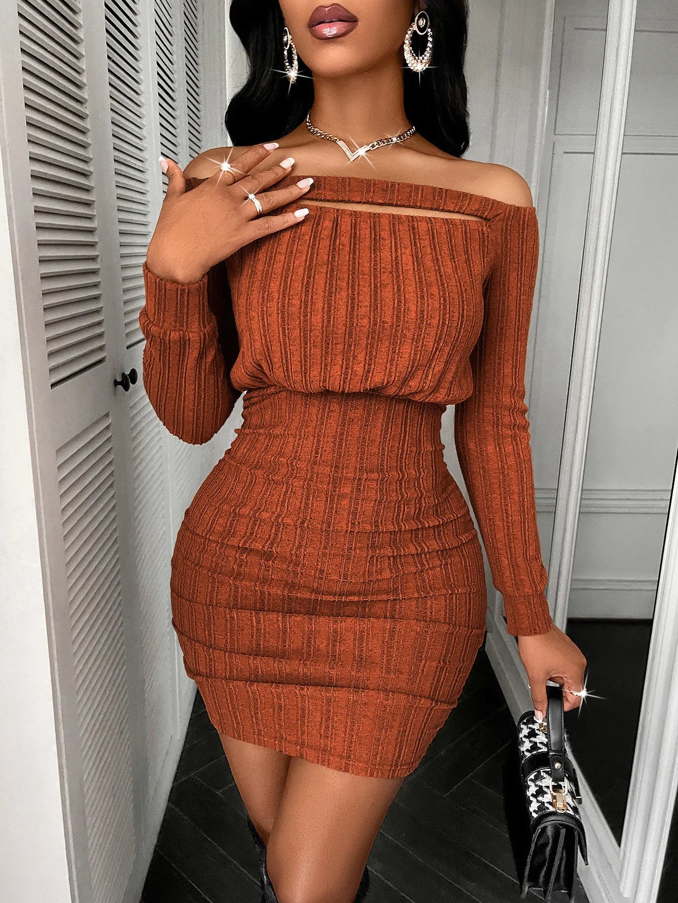 Robe À Manches Longues Automne Et Hiver
