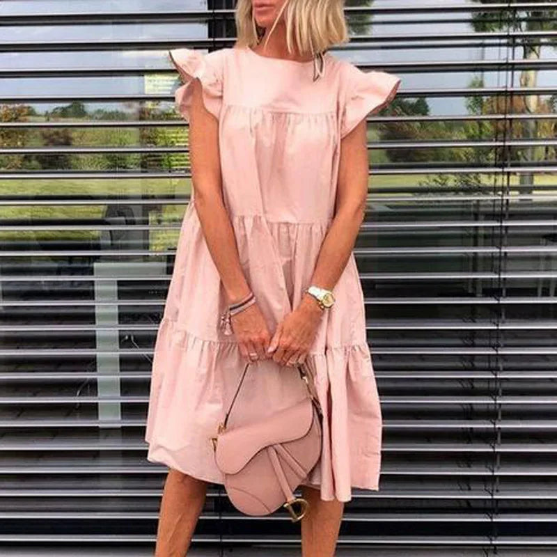 Robe d'Été Bohème à Volants