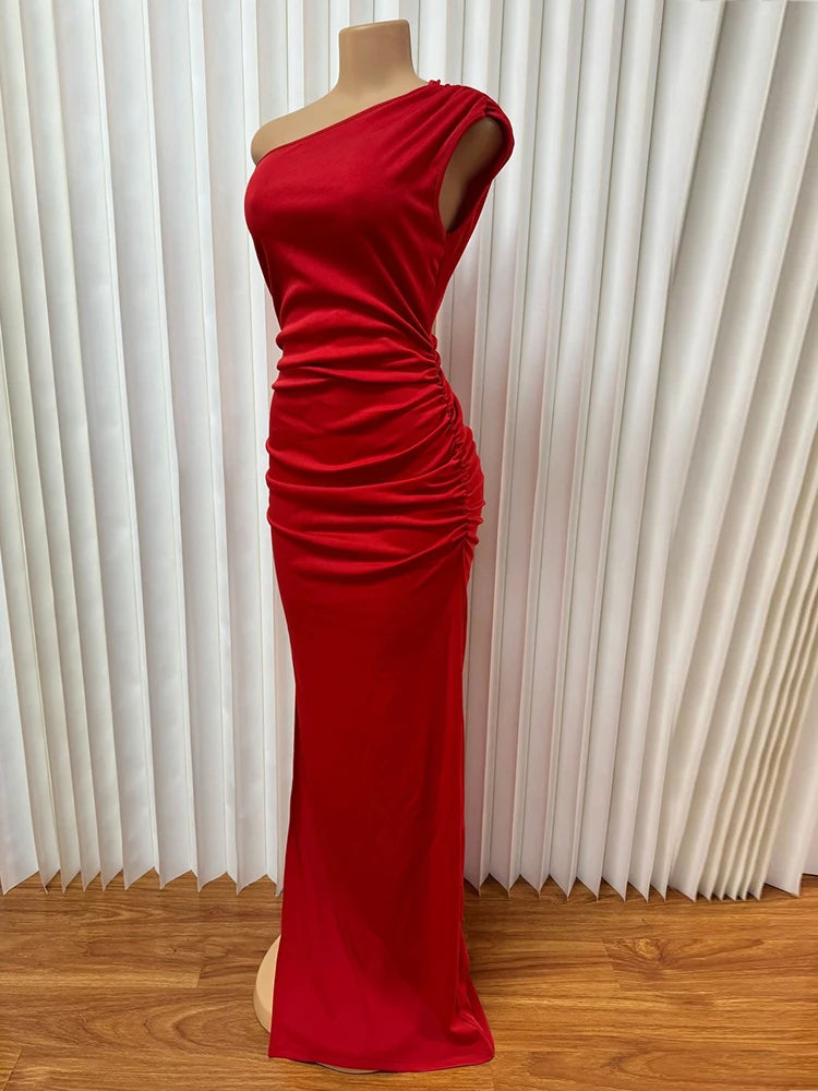Robe de Soirée Asymétrique