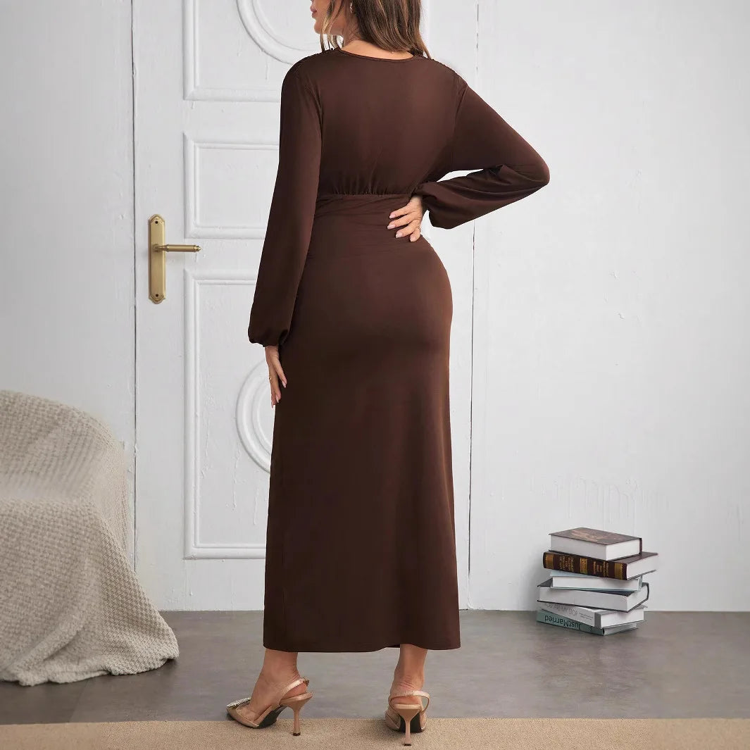 Robe de Maternité Séance Photo – Élégance Naturelle & Silhouette Sublimée