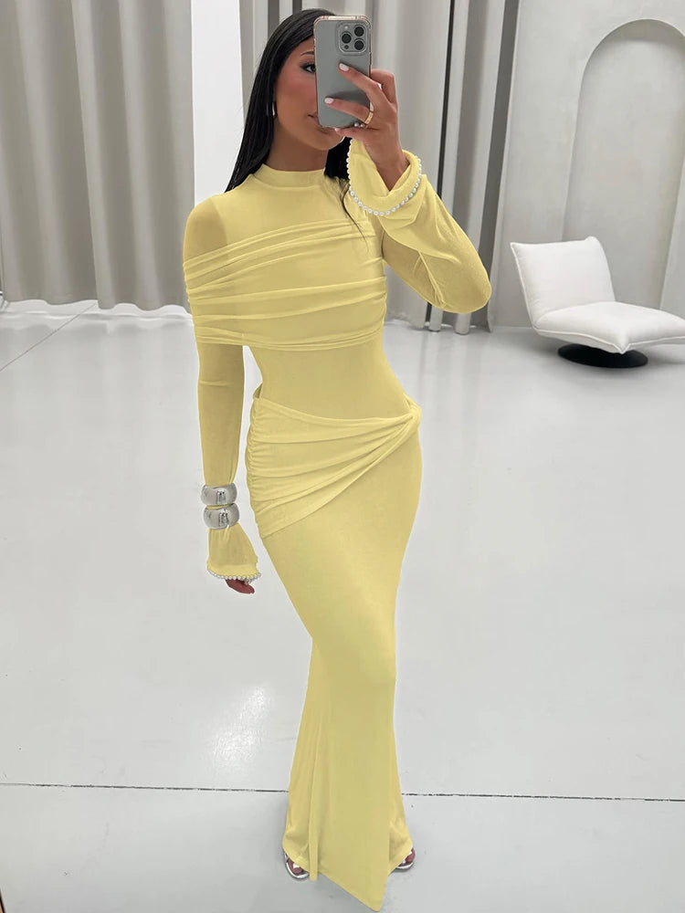 Robe Longue à Maille