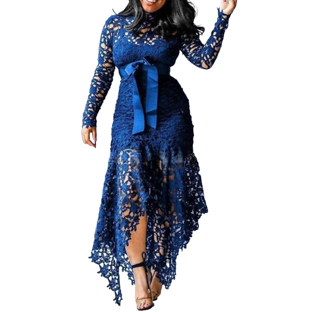 Robe Dames élégante dentelle Moulante